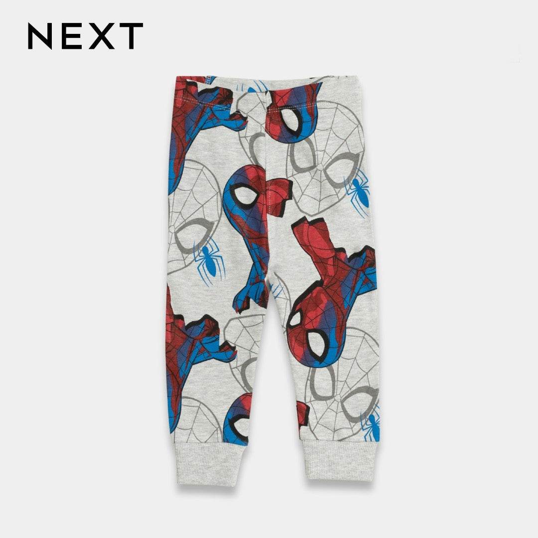 Boys Cotton Trousers – Spiderman Print - KIDKO
