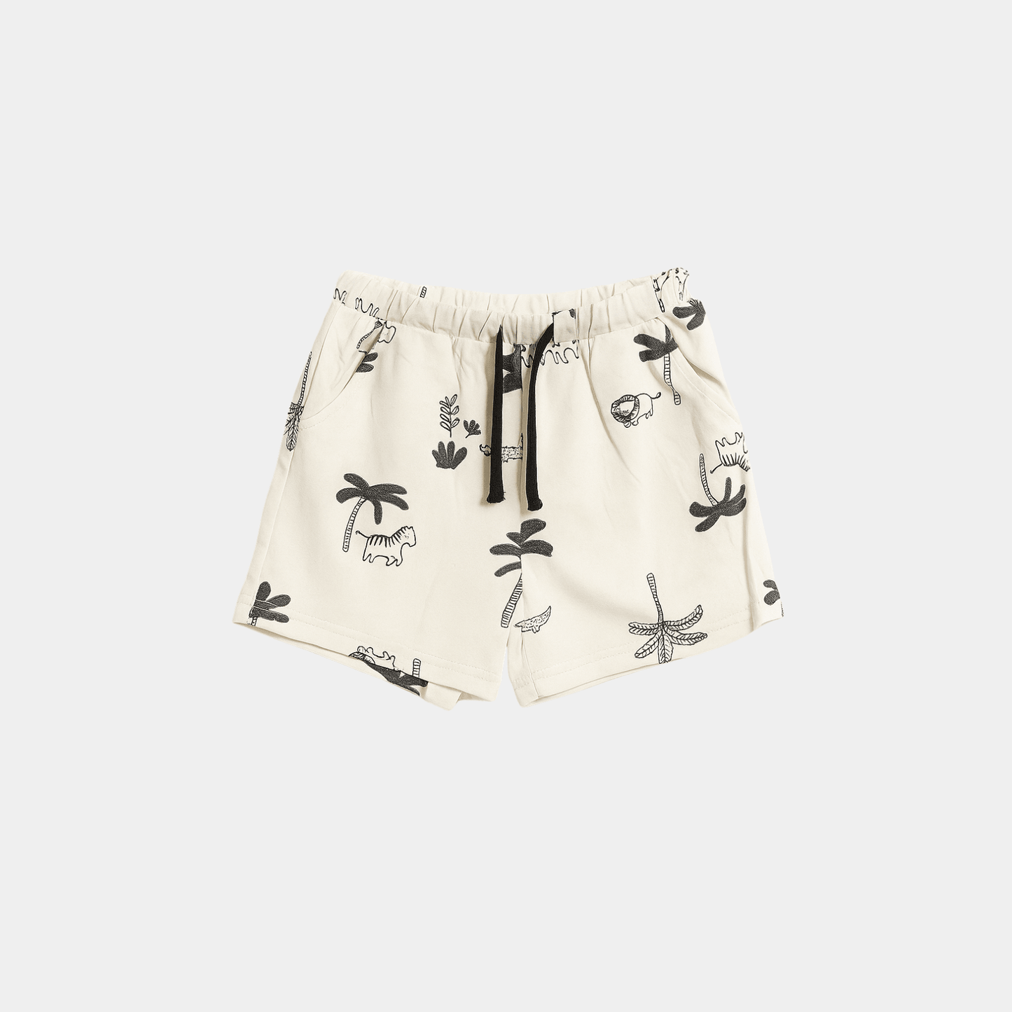 HNM Printed Shorts – Gray - Unisex - KIDKO