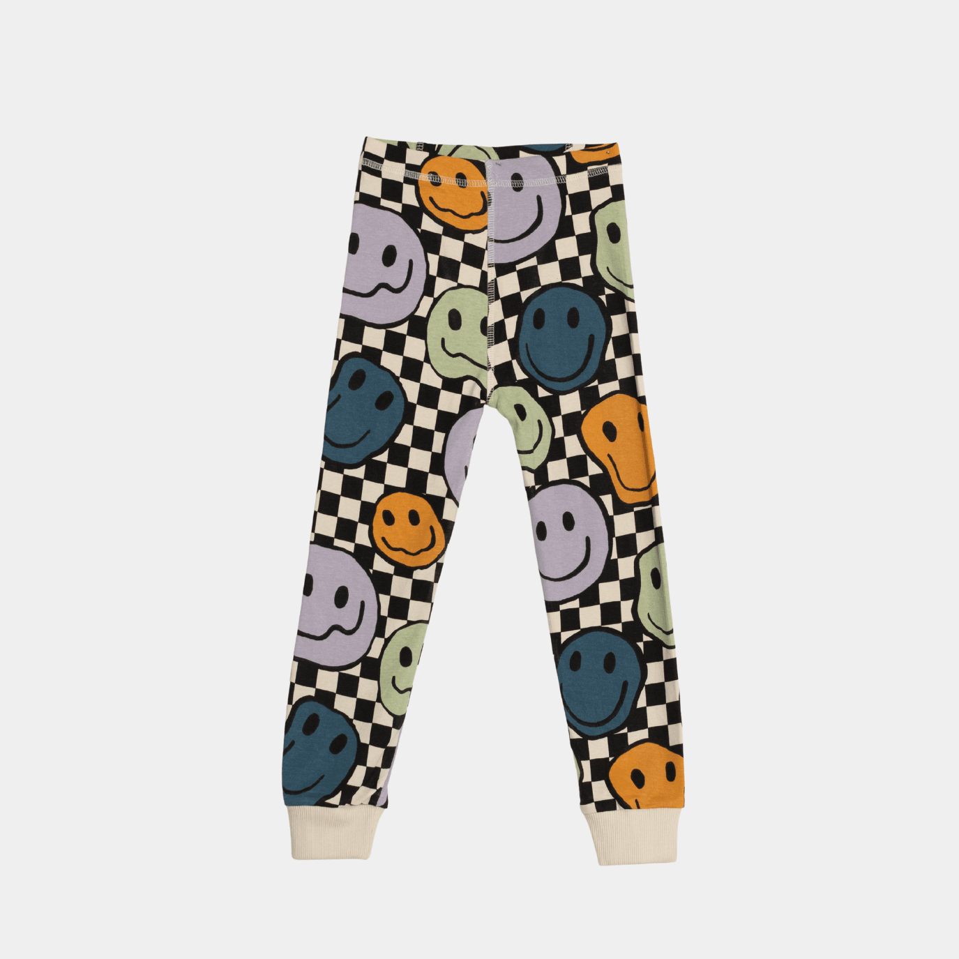 Boys Smiley Printed Trouser – Multicolor - KIDKO