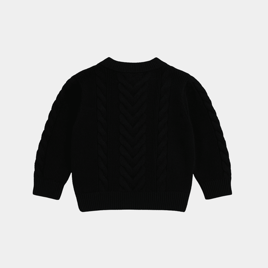 Kids Pastel Sweater – Black - KIDKO