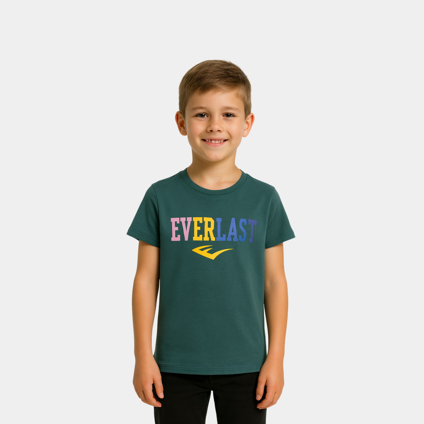 Boys Everlast T-Shirt – Dark Green