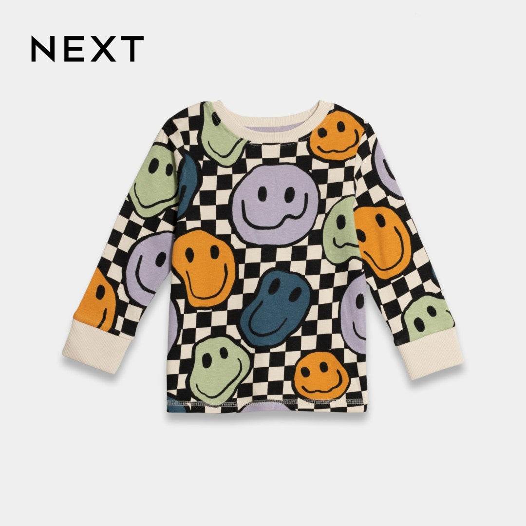 Cotton Shirt – Smiley Face Print - KIDKO