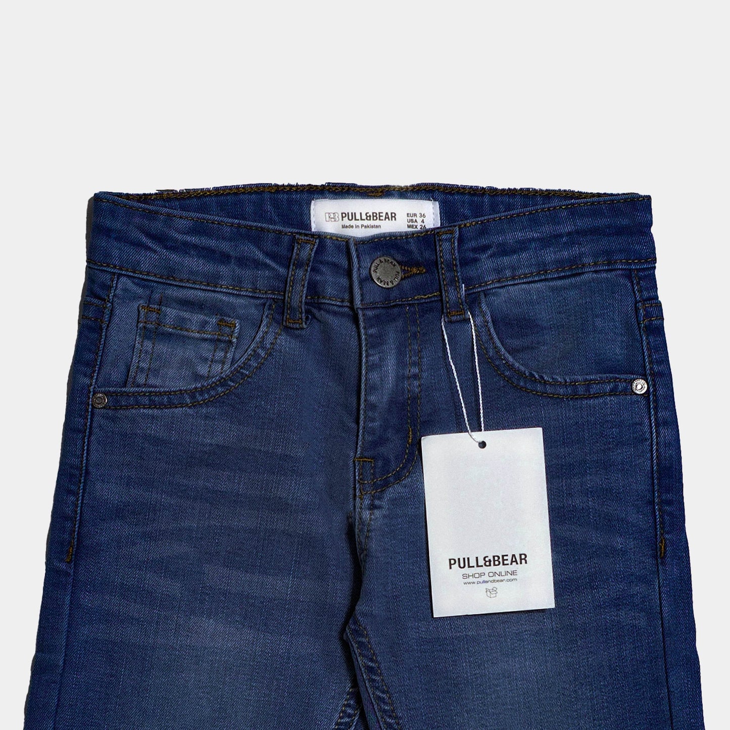 Boys Straight-Fit Tapered Jeans - Dark Blue Color - KIDKO