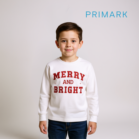 Merry and Bright Full Sleeve Shirt – White