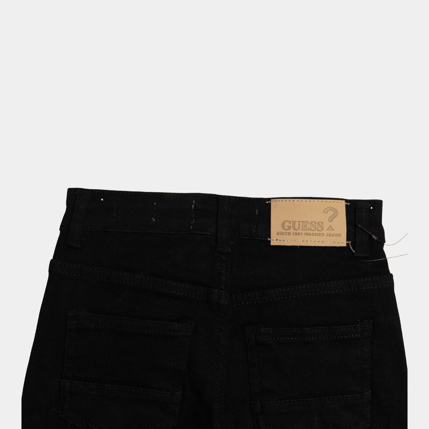 Boys Black Denim Straight Pants – Black - KIDKO