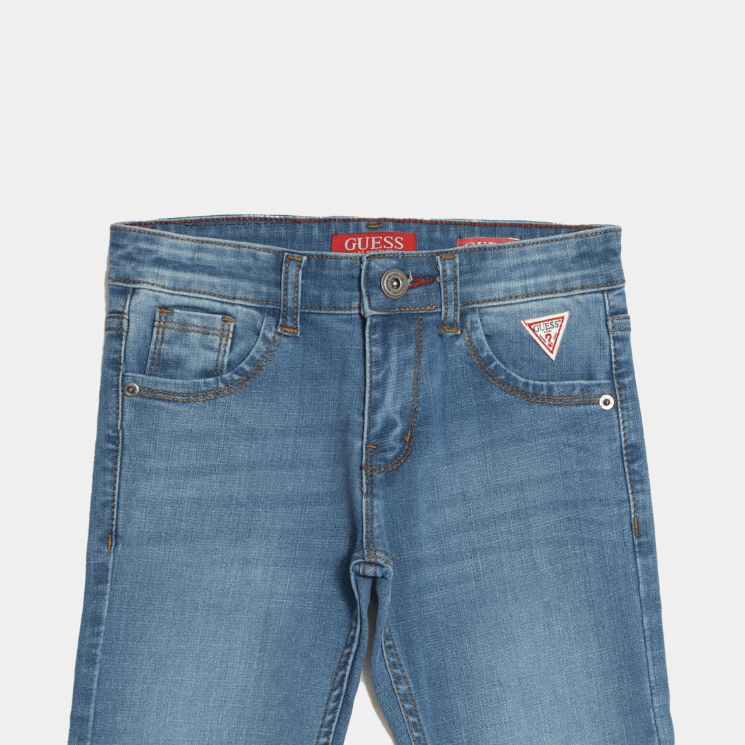 Boys Straight-Leg Jeans - Marine Blue - KIDKO