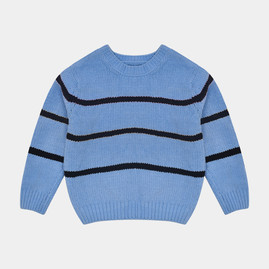Soft Striped Knit Sweater for Kids – Unisex