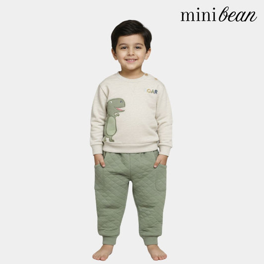 Baby Boy 2-Piece Crewneck Set - Dinasour Print