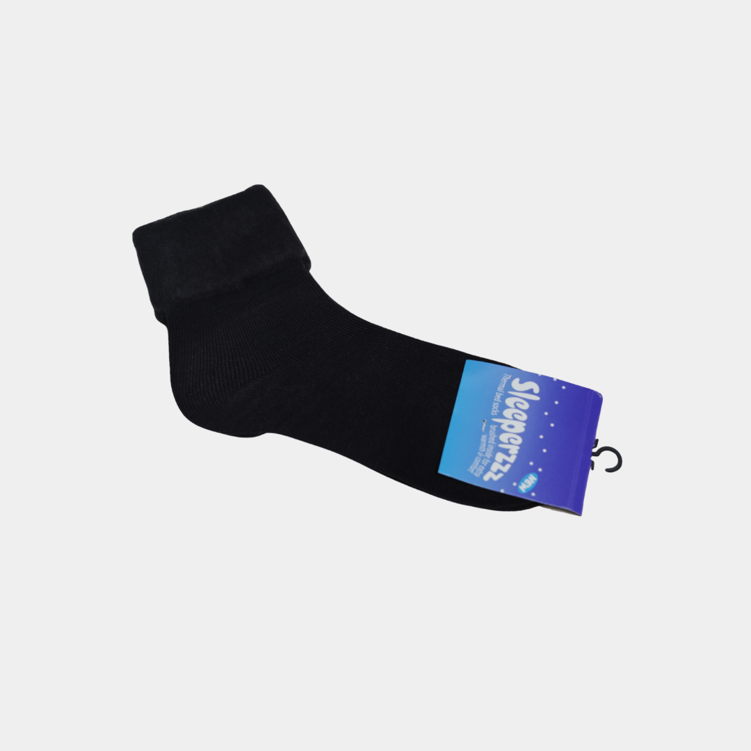 Kids Solid Black Woolen Winter Socks – Soft & Warm
