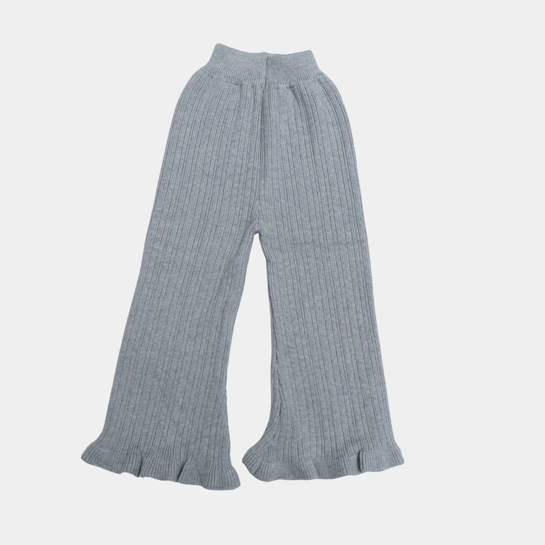 Soft Blue Fuzzy Pajama Set for Girls - Soft & Warmy