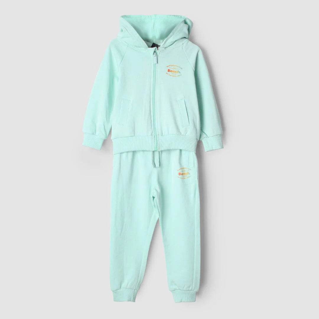Bench Zipper Hood Tracksuit – Sea Green - KIDKO
