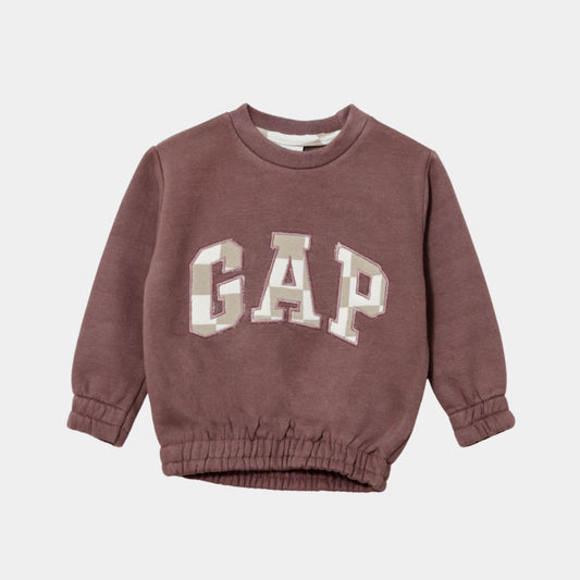 Baby Brown Sweatshirt & Jogger Tracksuit Set (2-Piece)