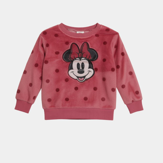 Girls Minnie Mouse Top & Trouser Set