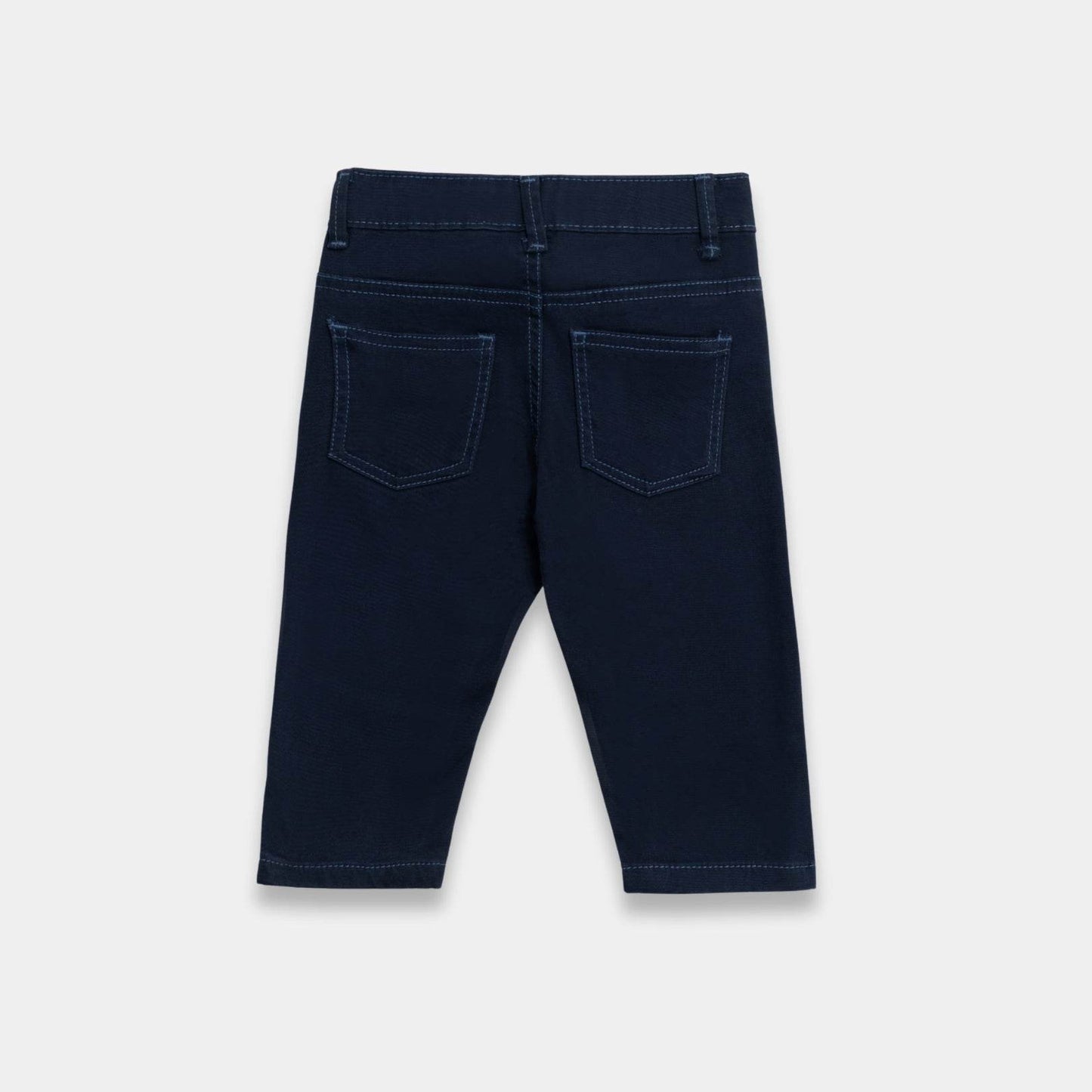 Baby Cotton Jeans - Blue Color - KIDKO