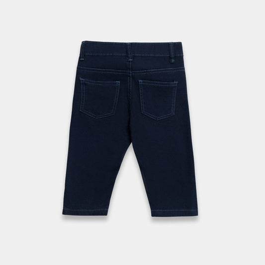 Baby Cotton Jeans - Blue Color - KIDKO