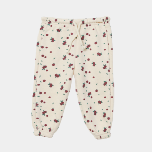 Baby Girls 2-Pack Soft Printed & Solid Jogger Pants