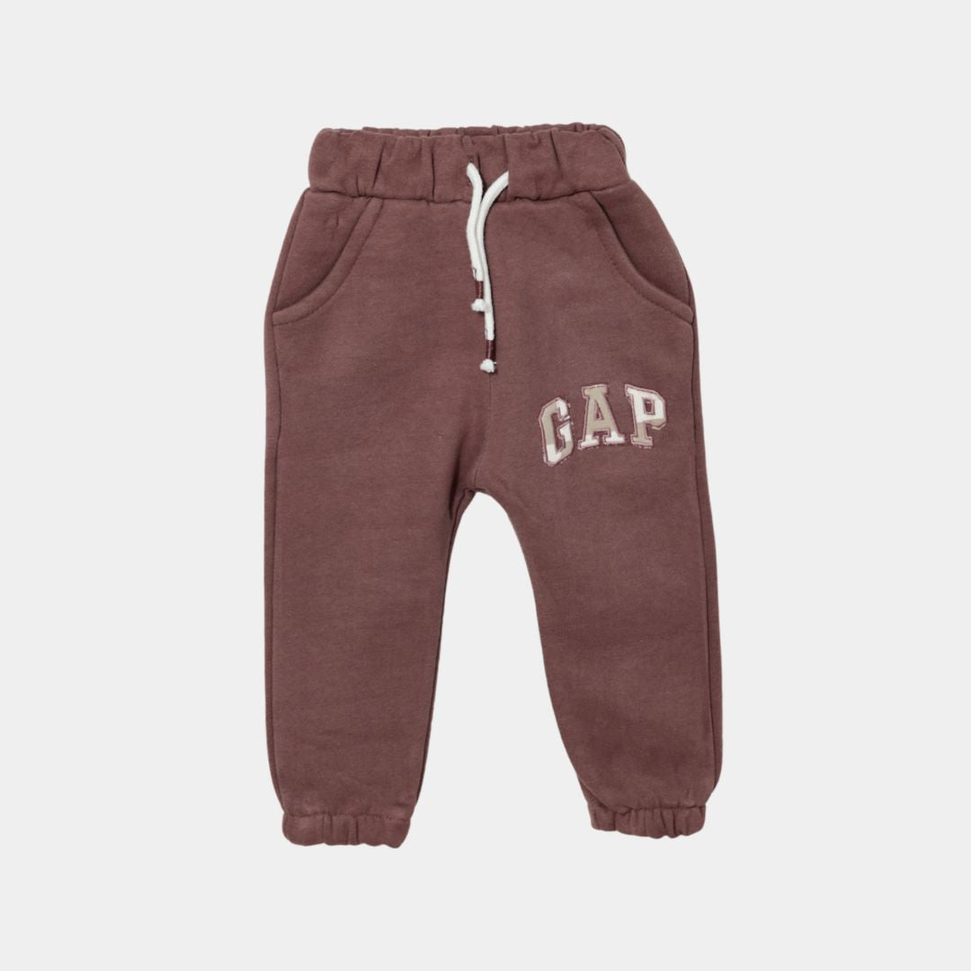 Baby Brown Sweatshirt & Jogger Tracksuit Set (2-Piece)
