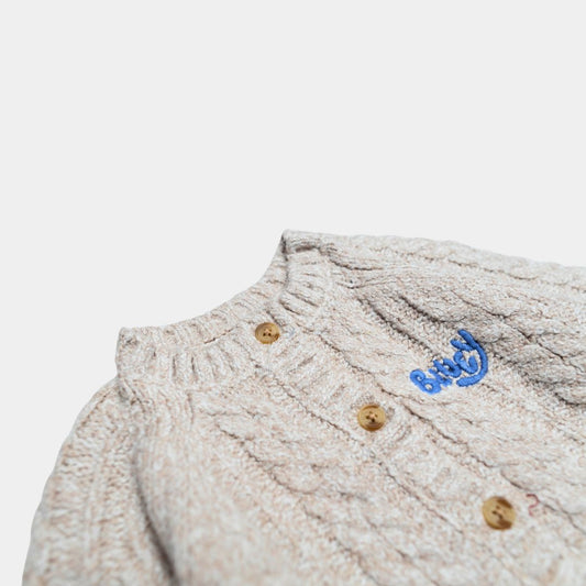 Boys Ribbed Round-Neck Sweater