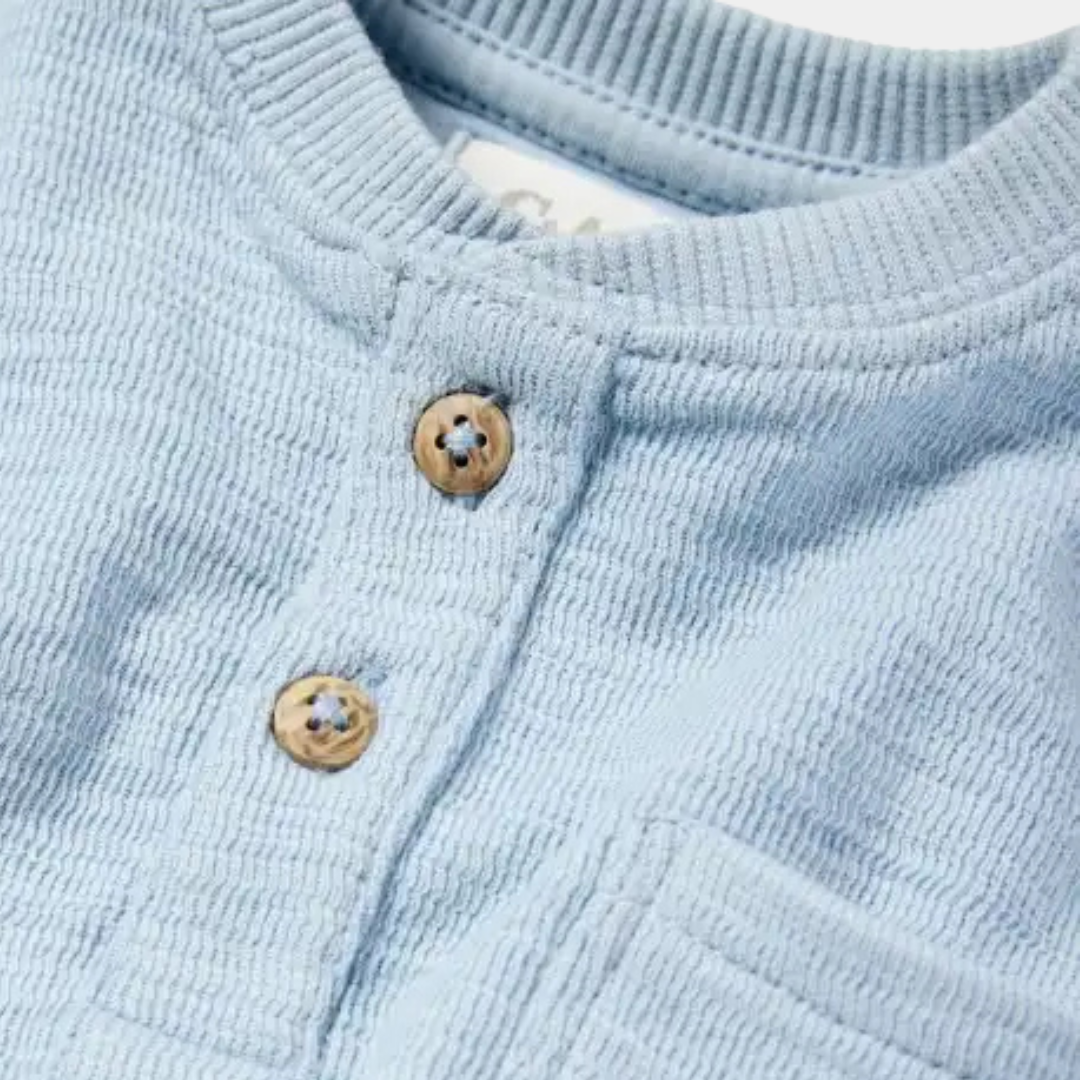 Baby Long Sleeve Textured Top Shirt – Soft & Gentle