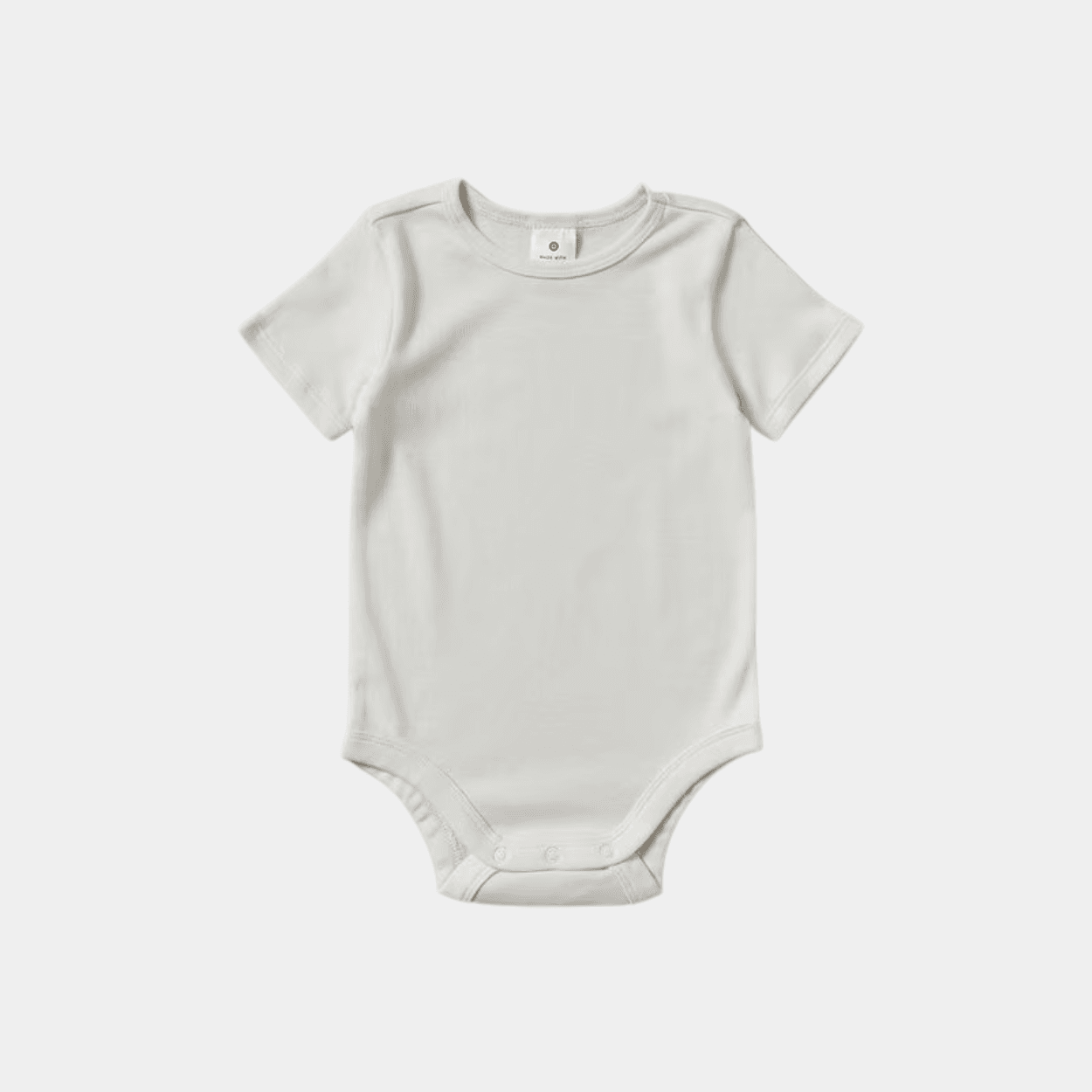 Baby Organic Cotton Bodysuit - Off White Color - KIDKO