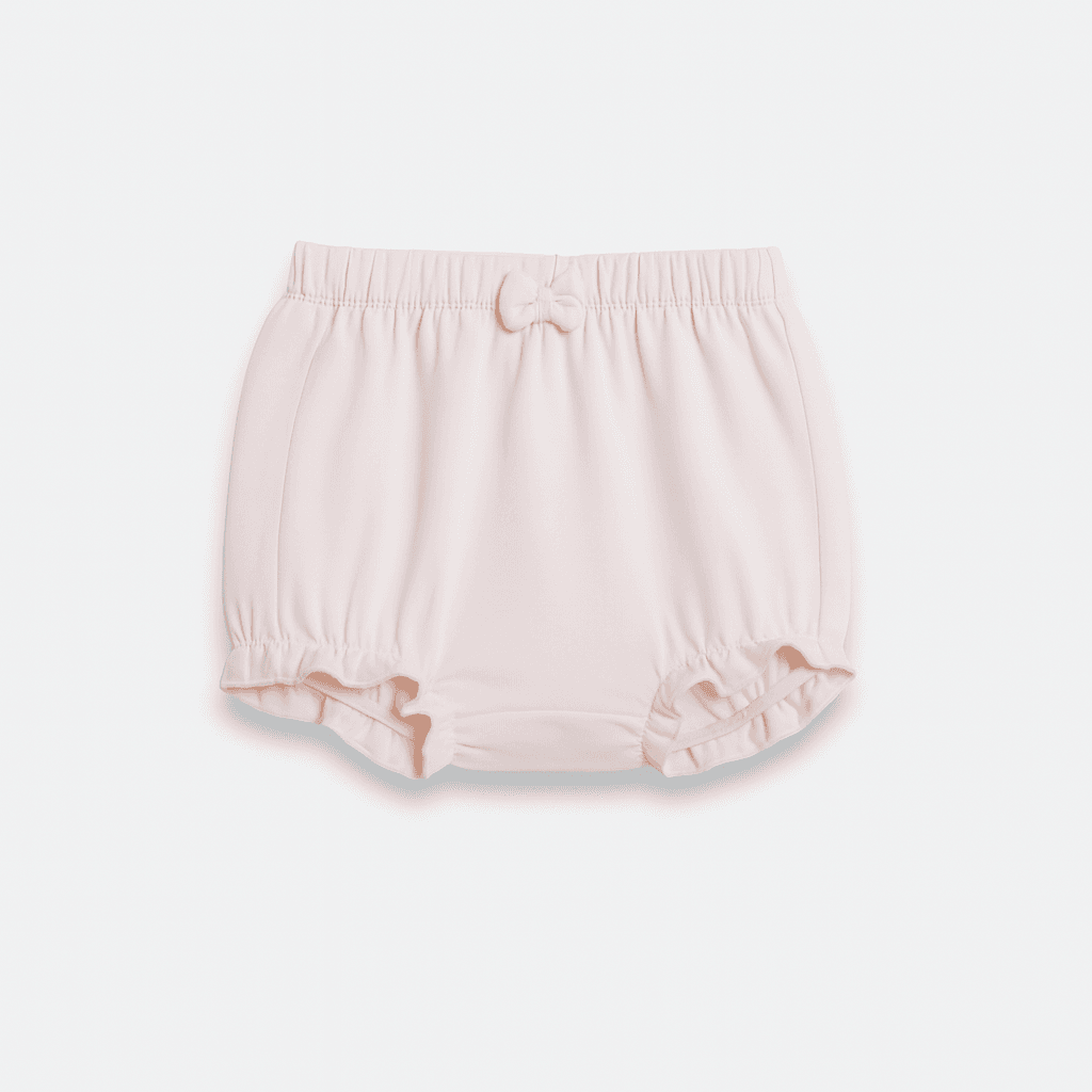 Baby Girls Bowknot Shorts - Pink Color - KIDKO