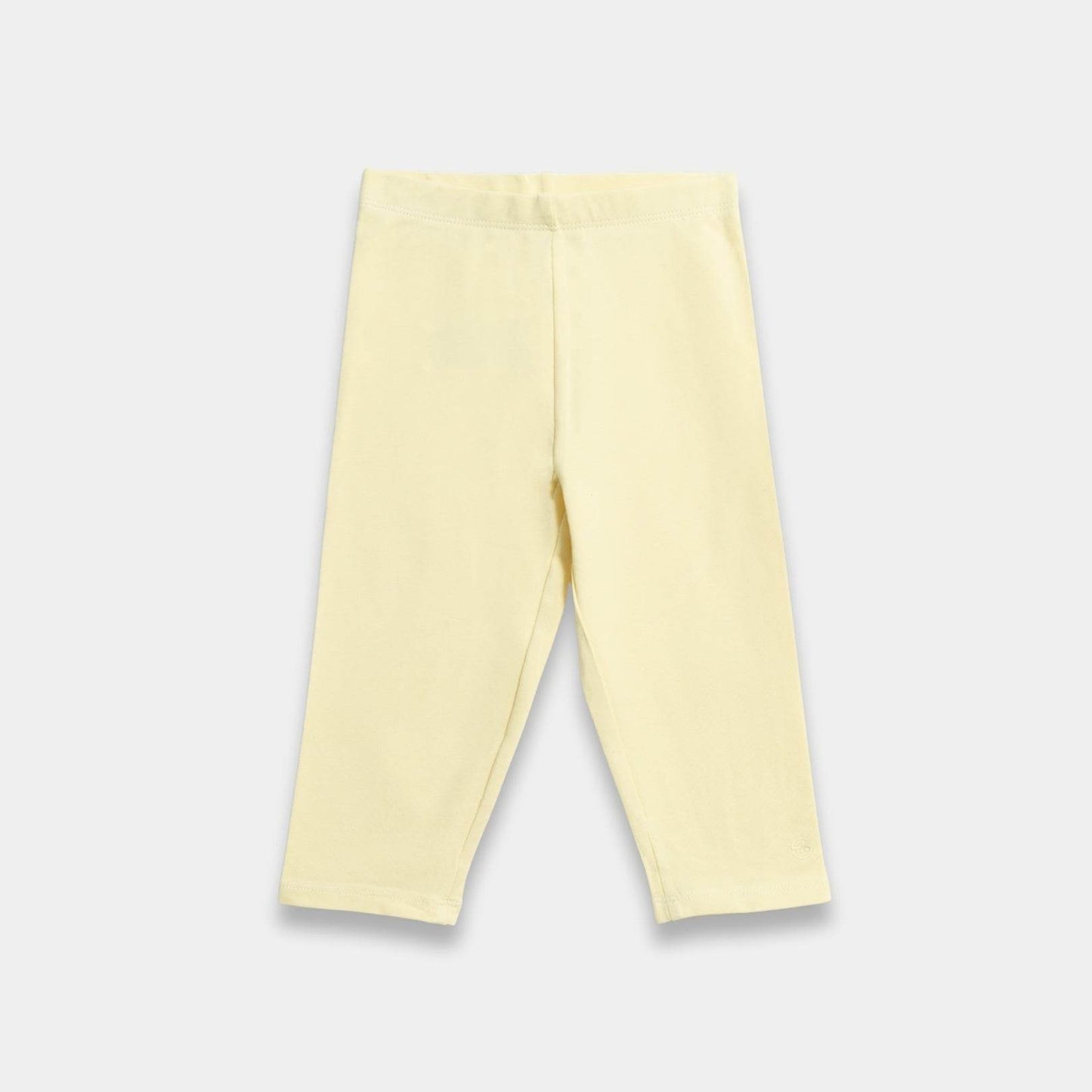 Girls Cotton Tights- Yellow Color - KIDKO