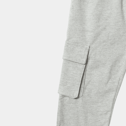 Boys Everyday Knit Jogger – Gray - KIDKO