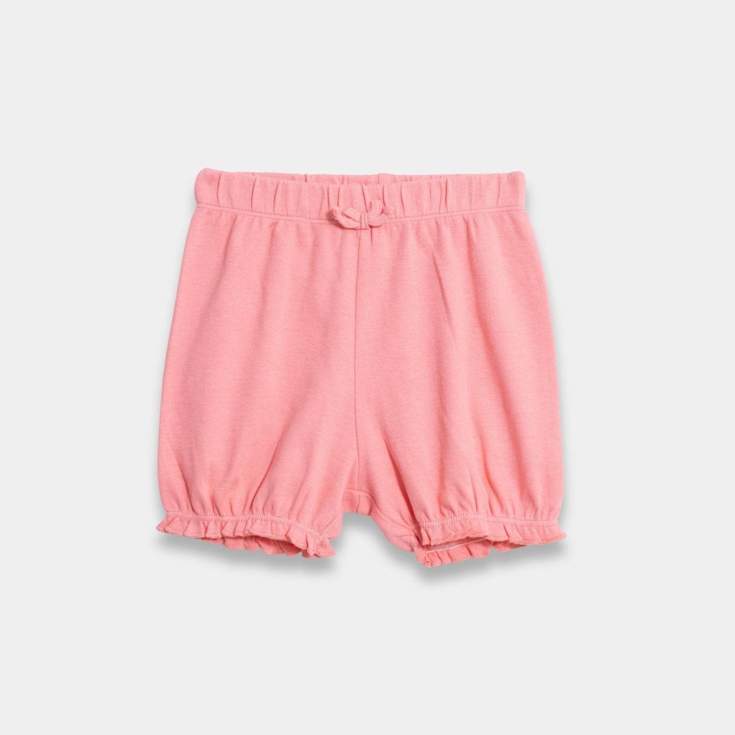 Girls Cotton Bloomer Shorts - Pink Color - KIDKO