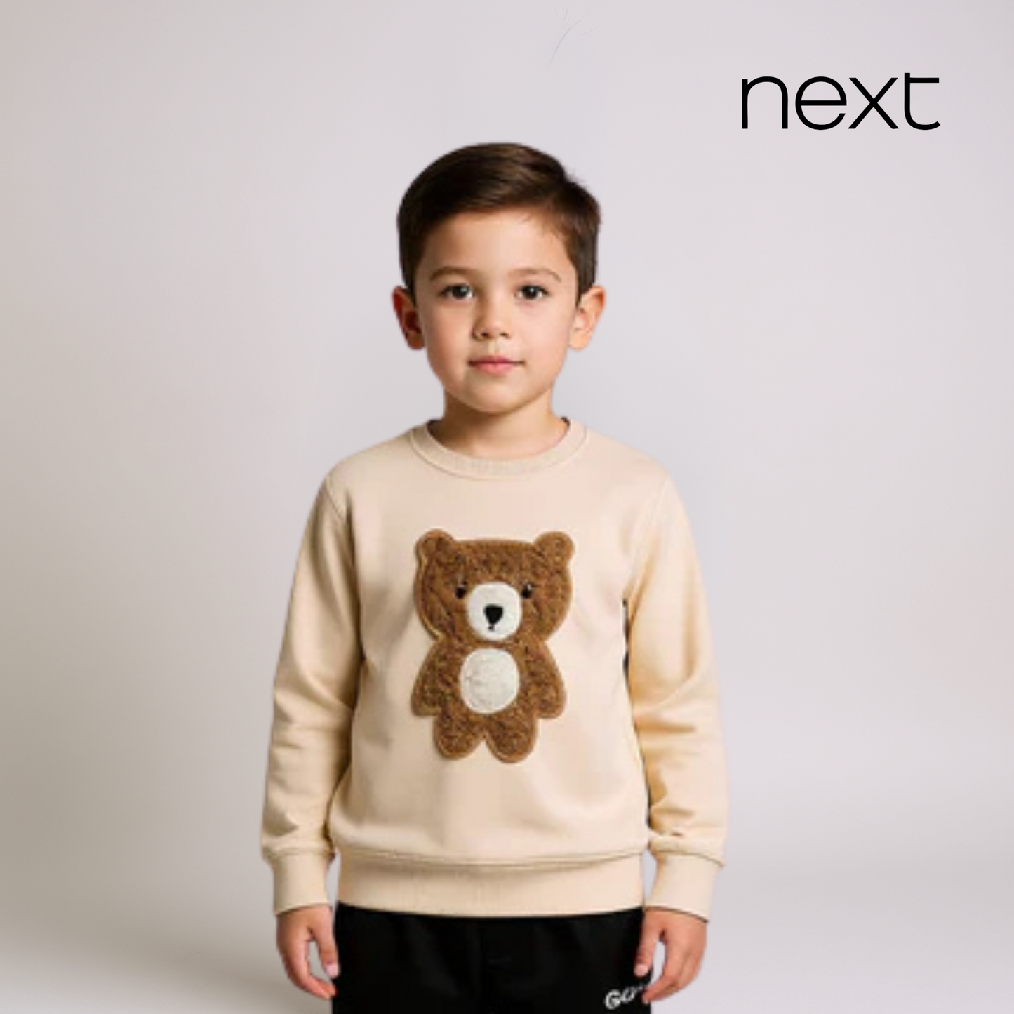 Boys Cotton Sweatshirt – Teddy Bear