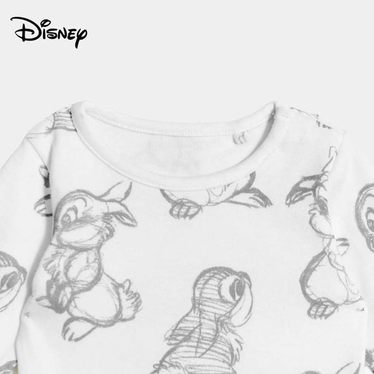 Dsny Baby Bodysuit – Thumper Sketch Print - KIDKO