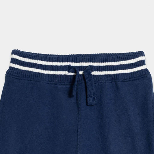 Boys Cotton Trousers – Navy Blue Cool Team - KIDKO