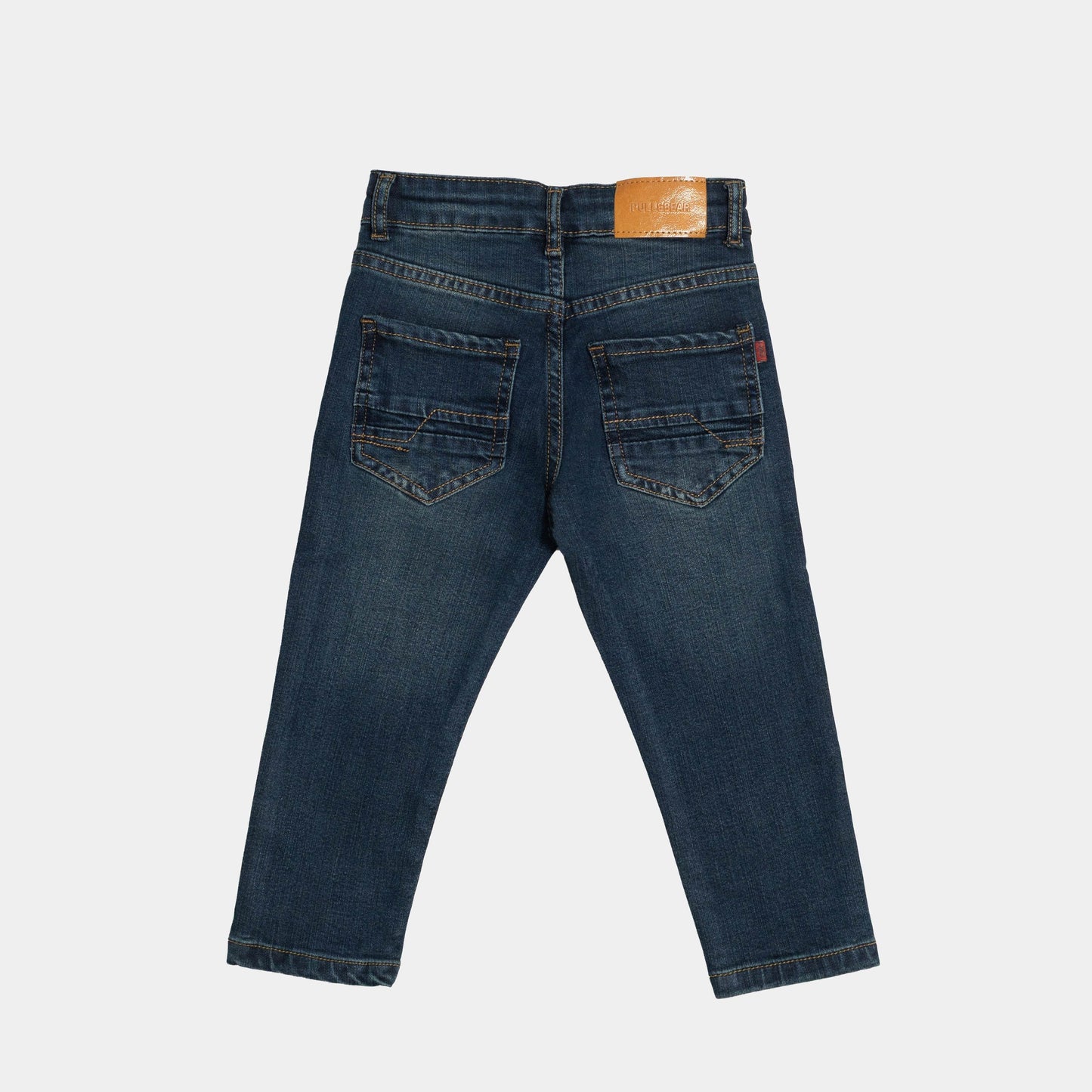 Boys Relaxed-Tapered Jeans - Dark Blue Color - KIDKO
