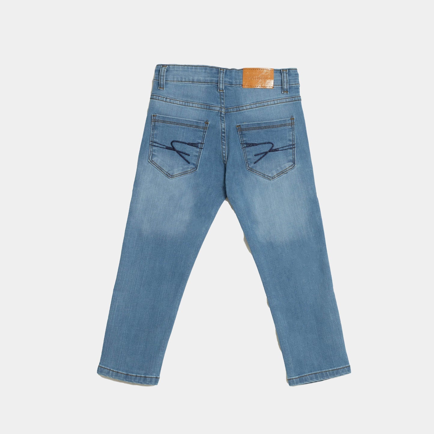 Boys Straight Jeans - Blue Color - KIDKO