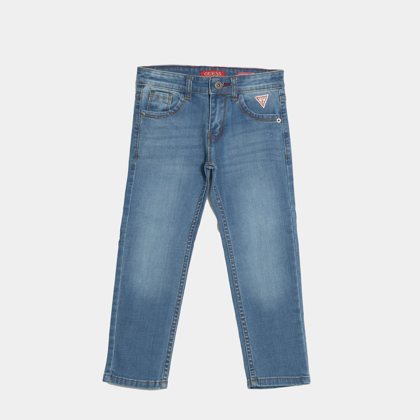Boys Straight-Leg Jeans - Marine Blue - KIDKO