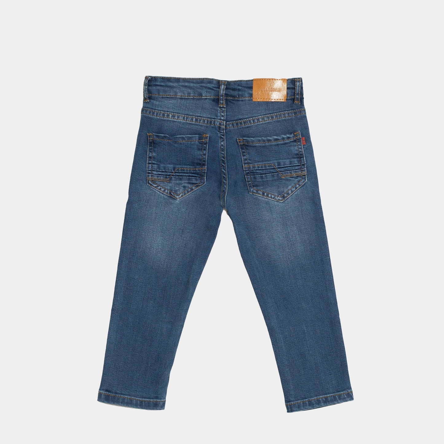 Boys Straight-Fit Jeans - Blue Color - KIDKO