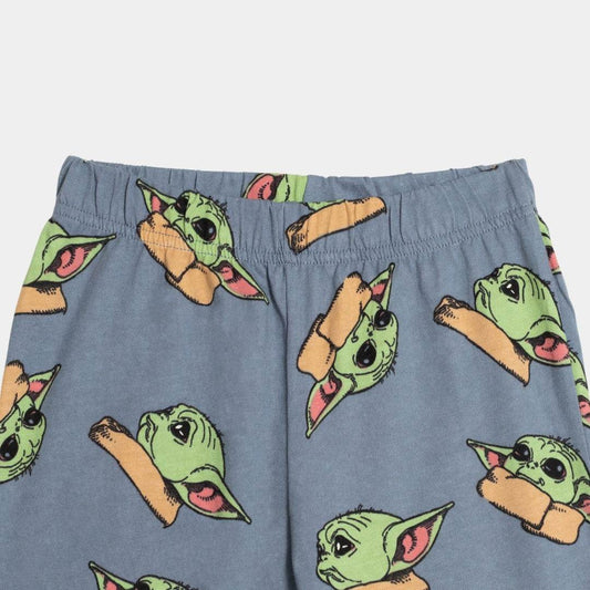 Boys Cotton Trousers – Yoda Cartoon Print - KIDKO