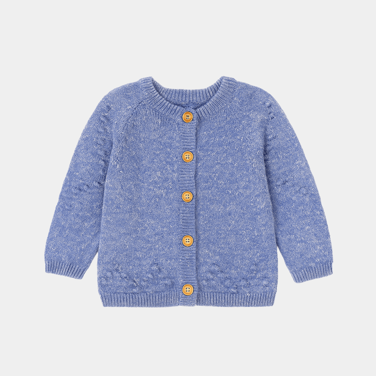 Baby Knitted Cardigan Magnella - Azure Blue - KIDKO