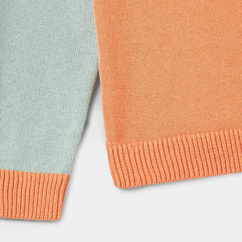 Boys Crew Neck Sweater – Multi Colour block - KIDKO