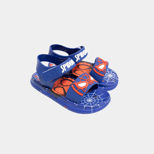 Boys Casual Spiderman Sandals – Blue - KIDKO