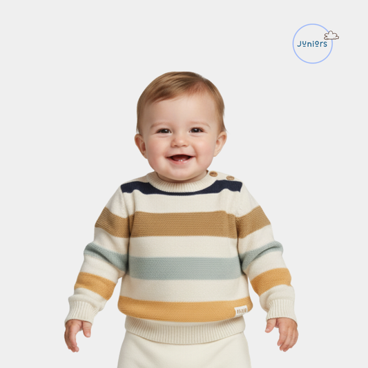 Boys Multi-Striped Sweater - Multi Color