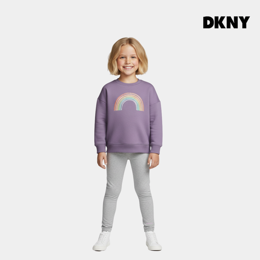 Girls Solid Tights - Light Gray Color