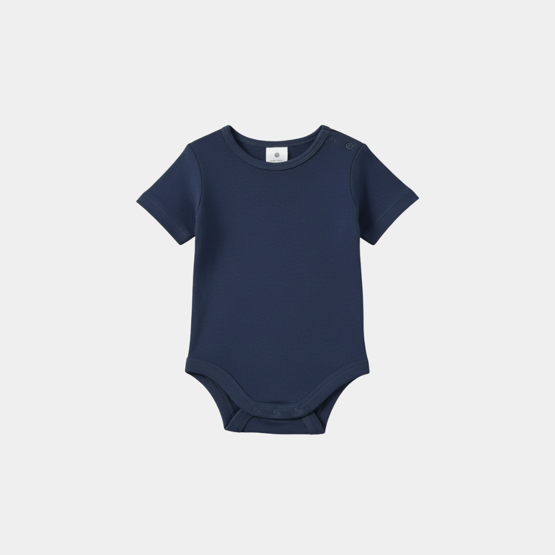 Baby Organic Cotton Bodysuit – Dark Blue