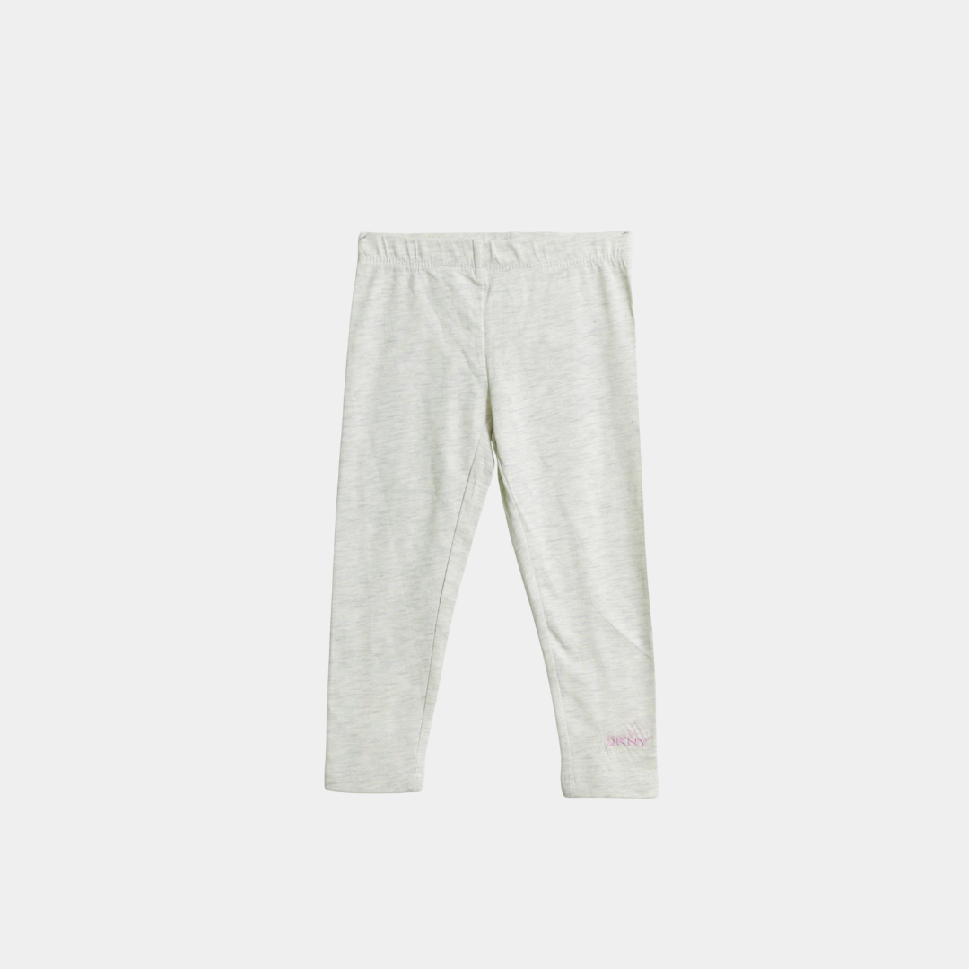 Girls Solid Tights - Off-white Color