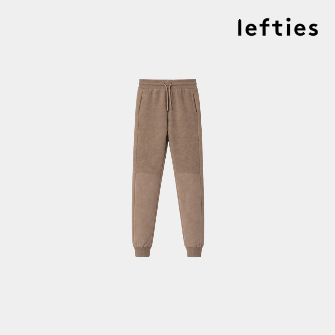 Boys Winter Fleece Ribbed Jogger Pants