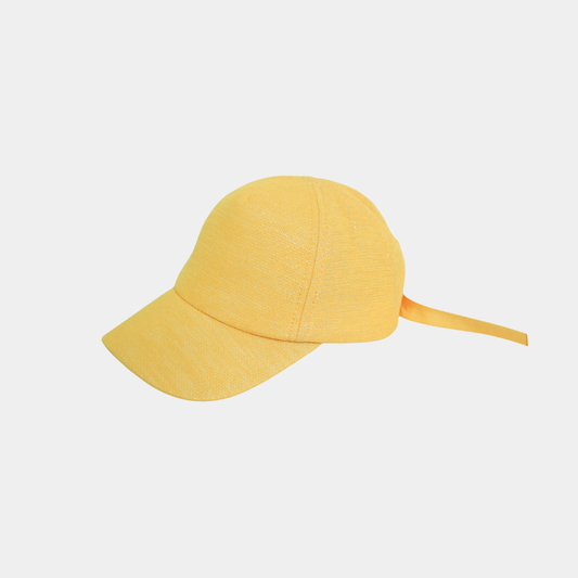 KIDKO Yellow Cotton Baseball Cap for Kids