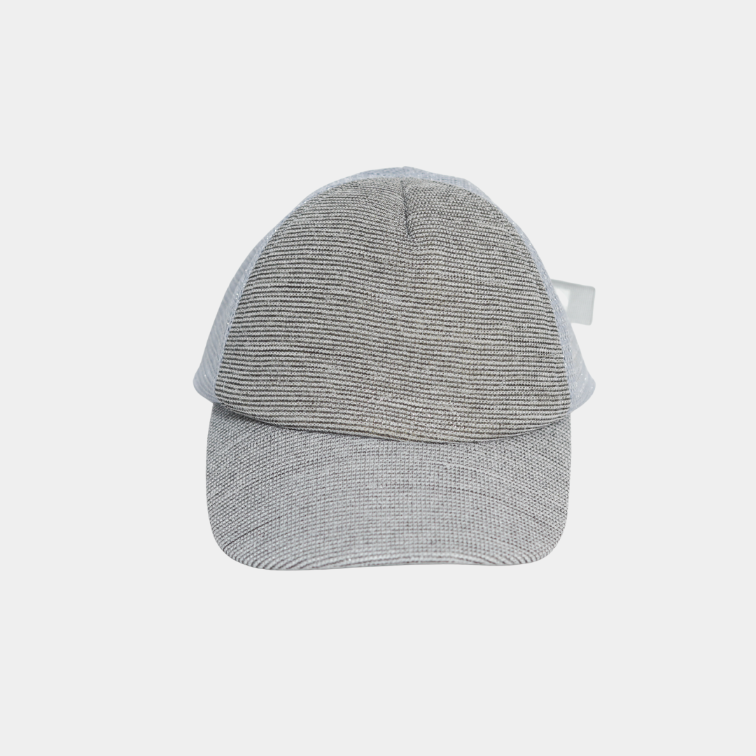 KIDKO Kids Grey Textured Mesh Cap