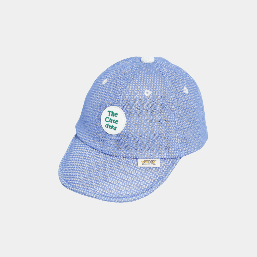 KIDKO Cute Textured Baseball Cap for Kids – Sky Blue