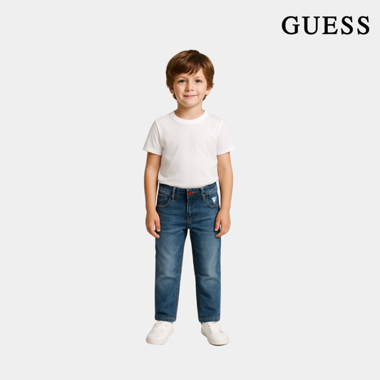Boys Straight-Leg Jeans - Marine Blue