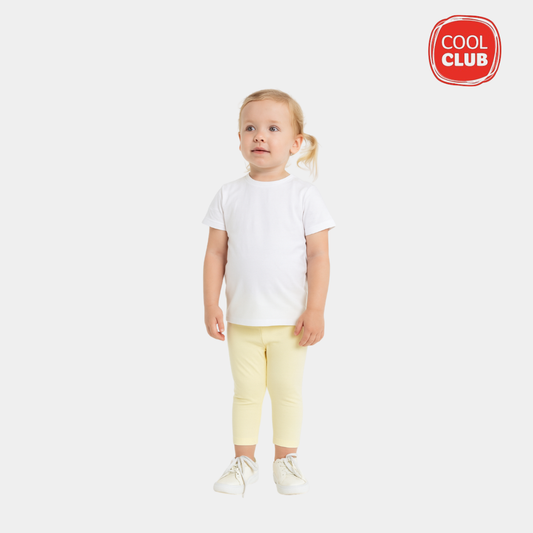 Girls Cotton Tights- Yellow Color