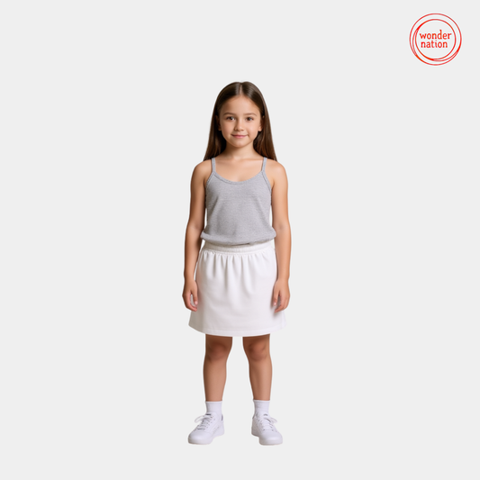 Toddler Ribbed Sleeveless Vest - Gray Marle Color
